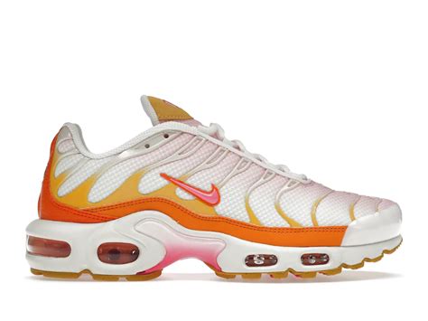 Nike Air Max Plus White Orange Pink (Women's) 